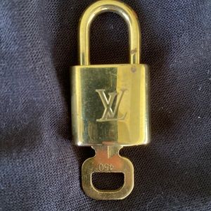 Louis Vuitton Authentic Lock and key #450